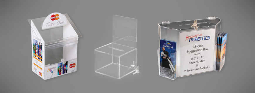 acrylic-drop-box-supplier